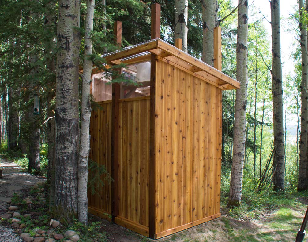 Cedar shower project