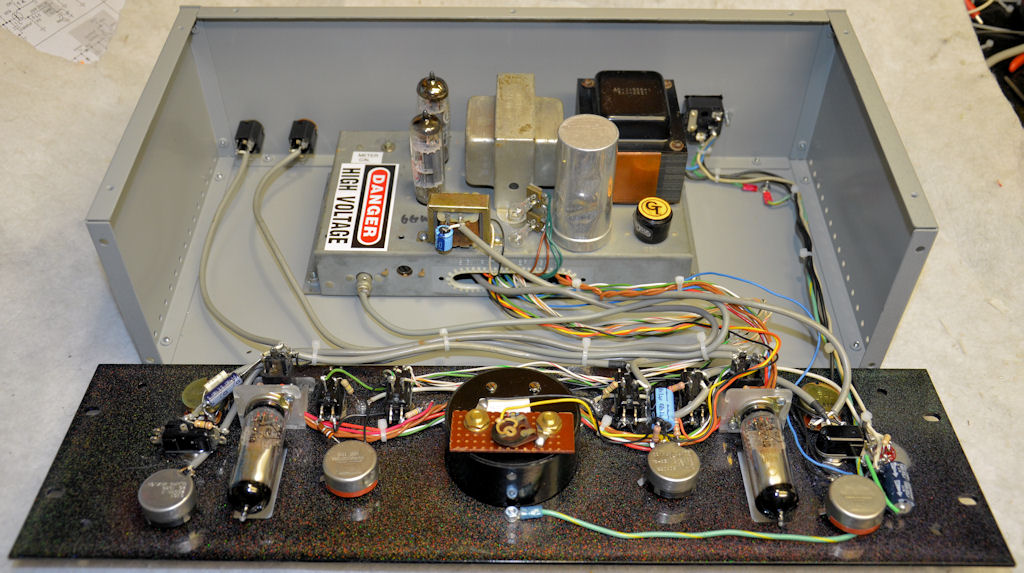 Completed internal Colourbox wiring