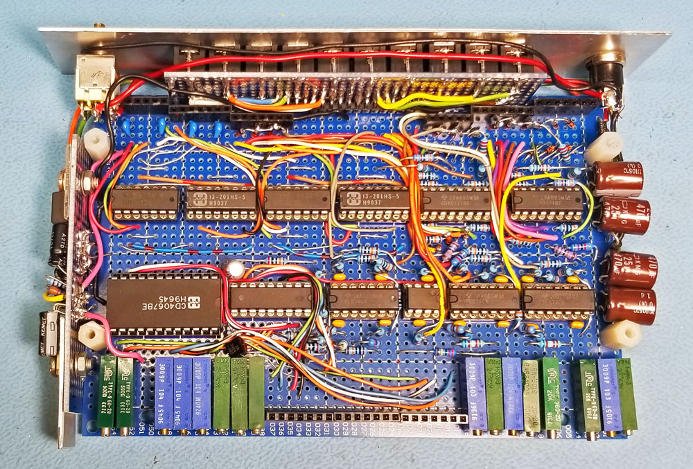 The logic pcb is now complete
